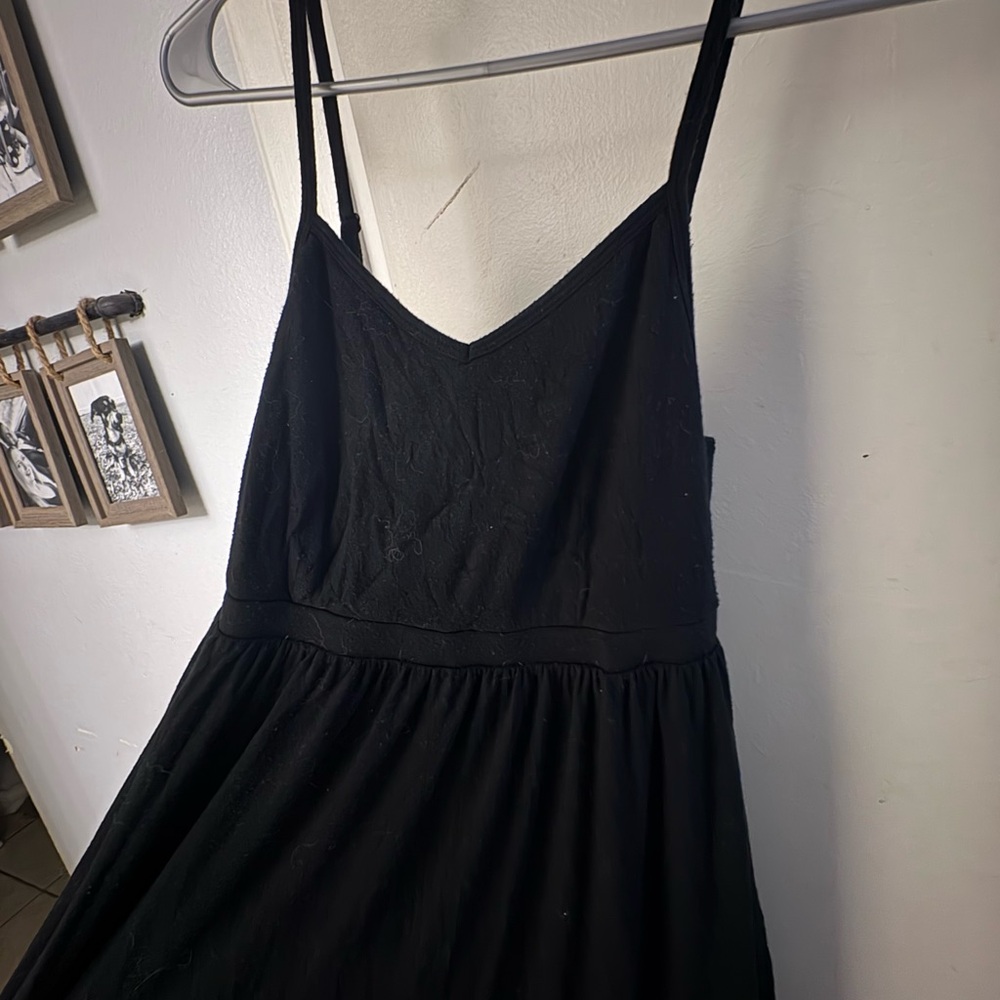 Stars Above Black Strapless Dress